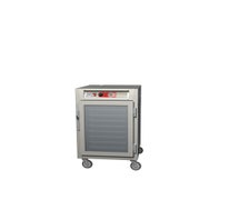 Metro C565L-SFS-U - C5 6 Series Heated Holding Cabinet, Mobile, 1/2 Height, Insulated, Solid Door, Stainless Steel Finish