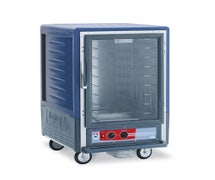 Metro C535-HLFS-4 - C5 3 Series Heated Holding Cabinet, Lower Wattage, Mobile, 1/2 Height, Insulated, Solid Door, Red
