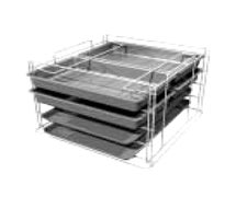 Metro MBQ-MR-14 - Mini Rack For MBQ-150D & MBQ-200D 2 Door Models