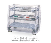 Metro GWCVC62 - Clear Vinyl Cart Cover, 36"Wx52"H