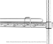 Metro L24N-1W - Super Erecta Wire Shelf Ledge, Side or Back, 24"Wx1"H, White