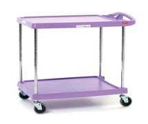 Metro MY2030-24AP Allergen Free Zone myCart Two-Shelf Utility Cart, 300 lb. Capacity, Purple