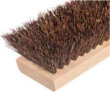 Carlisle 3619200 Flo-Pac Palmyra Deck Scrubber, 10" Wide, Tan, Case of 12