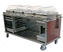 Cadco CBCHHHHL14 Mobileserv Mobile Hot Buffet Cart