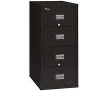 FireKing 4P1831-CPA 4-Drawer Letter 31 1/2" Depth, Black