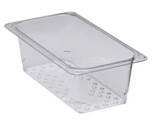 Cambro 35CL Cold Food Pan Colander 5"H, Third-Size Camwear Cold Food Pans