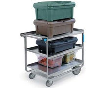 Lakeside 744 Heavy-Duty Stainless Steel Three-Shelf Utility Cart, 700 lb. Weight Capacity