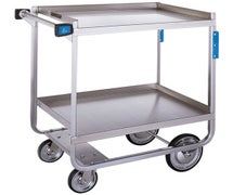 Lakeside 710 - Stainless Steel Utility Cart, 700 lb. Capacity, (2) 15-1/2"Wx24"D Shelves, Standard