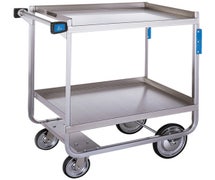 Lakeside 743 Stainless Steel Utility Cart, 700 lb. Capacity, (2) 21"Wx33"D Shelves