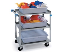 Lakeside 311 Three Shelf Stainless Steel Utility Cart, 300 lb. Capacity