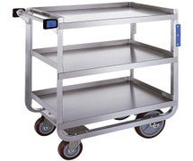 Lakeside 939 Tough Transport Stainless Steel Three-Shelf Utility Cart, NSF Certified