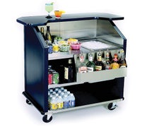 Lakeside 884 Portable Beverage Bar with 43"W Top Shelf and 40 lb. Ice Bin