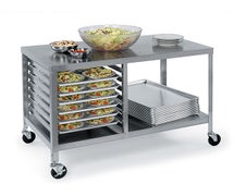 Lakeside 130 - Stainless Steel Mobile Work Table, 48"W