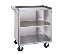 Lakeside 610 - Enclosed Stainless Steel Bussing Cart, 27-3/4"W