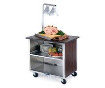 Lakeside 626 - Enclosed Stainless Steel/Laminate Bussing Cart, 28-1/4"W