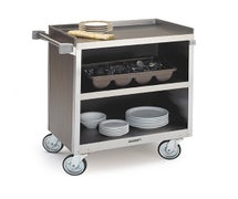 Lakeside 822 - Enclosed Stainless Steel/Laminate Bussing Cart, 31-1/4"W