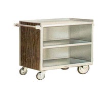 Lakeside 844 - Enclosed Stainless Steel/Laminate Bussing Cart, 39-5/16"W