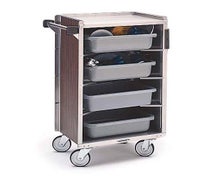 Lakeside 890 - Enclosed Stainless Steel/Vinyl Bussing Cart, 27-3/4"W