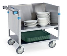 Lakeside 405 - Stainless Steel Store and Carry Dish Cart, 31"W