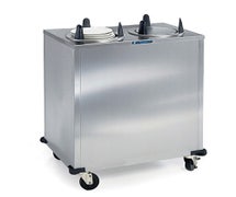 Lakeside 5209 - Heated Mobile Dispenser, 2 Stacks, Plates up to 9-1/8"Dia.