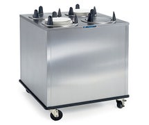 Lakeside 5410 - Mobile Dispenser, 4 Stacks, Plates up to 10-1/8"Dia., Unheated