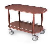 Geneva 70453 - Oval Top Serving Cart, 1 Shelf, 35-1/2"W