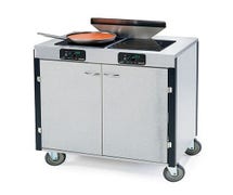 Lakeside 2075A Creation Express Mobile Cooking Cart with Induction Double Cooktop