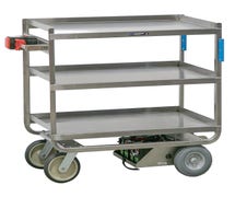 Lakeside 163422 Motorized Utility Cart, (3) 21"x 33" Shelves, 1,000 lb. Capacity