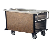 Lakeside 6754 Mini Suzy Q Cart with Four Interior Ledges and a Heated Well
