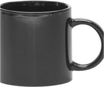 Wescon 90682 11 Oz. Black Stoneware Mug, 36/CS
