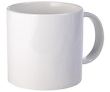 Wescon 90688 11 Oz. White Stoneware Mug