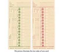 Lathem 1275 Time Cards - Double-Sided, Bi-Weekly