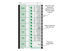 Lathem E8-100 Weekly Time Cards, Thermal Print, For use with Model 375-039