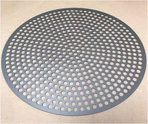 Carlson Products CP11HMDISKHCPS 11" Perforated Hard Coat Pizza Disk
