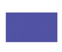 JRC Ritz 648 Textiline Woven PVC Coated Poly Placemat, 13"x9", Solid Colors, Cobalt