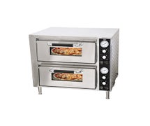 Omcan 39580 Countertop Pizza Ovens, Double Chamber