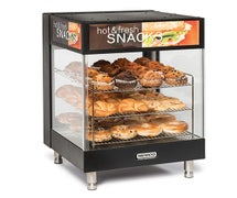 Nemco 6424 - Hot Food Merchandiser, 3 Tier, Angled 15" Shelves