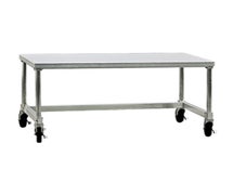 New Age Industrial 12436GSC - 12 Gauge Aluminum Mobile Equipment Stand, 36"Wx24"D