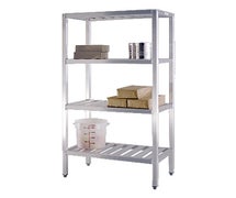 New Age Industrial 1071TB T-Bar Series Shelving Unit, 4-Tier, 1500 Lbs. Capacity Each