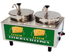 Benchmark USA 51074A - Cheese Warmer 2 Pumps (2 boxes)