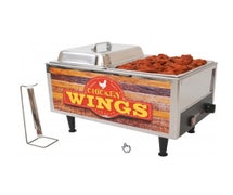 Benchmark 51072W Chicken Wing Warmer, (2) 1/2 Size Pans