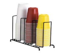 Dispense Rite WR-3 Wire Cup and Lid Dispenser 3 Sections, Up to 44 oz.