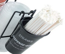 Dispense Rite WR-STRAW Straw Holder for Wire Cup and Lid Dispensers 415-098, 415-099 and 415-100