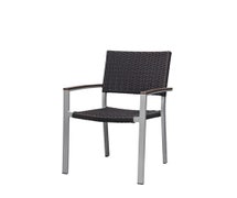 Source Contract SC-2201-163-ESP Fiji Dning Arm Chair in Espresso Weave