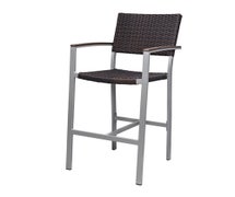 Source Contract SC-2201-173-ESP Fiji Bar Arm Chair in Espresso Weave