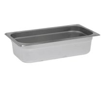 HUBERT 1/3 Size 22 Gauge Stainless Steel Steam Table Pan - 4"D