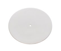 Grosfillex Outdoor Melamine Table Top - 48" Round with Umbrella Hole, White