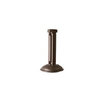Grosfillex US960117 - Portable Resin Fence Post and Base, Brown
