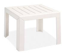 Grosfillex CT0520 Bahia Outdoor Low Table 16"Wx16"Dx15"H, White