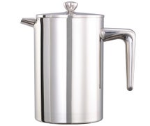 Service Ideas PDWSA1000 - Double Wall Stainless Steel French Press, 33.8 oz., Polished